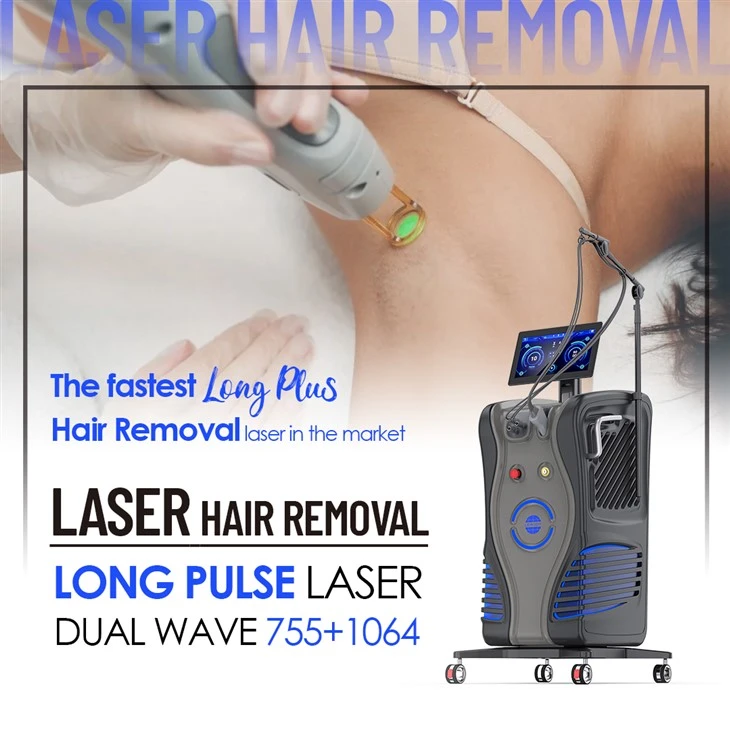 Depilačný stroj s diódovým laserom