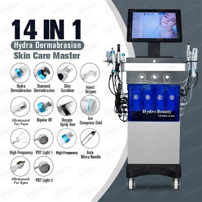 Ice Blue Skin Analysis And Skin Cleaning Machine