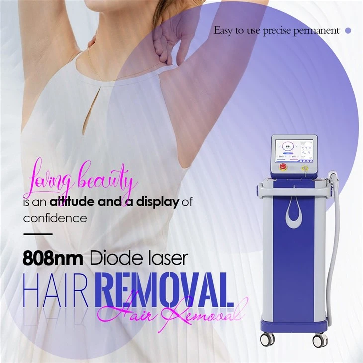 Diódový laser 808nm na odstraňovanie chĺpkov od TUV Medical Ce Approval